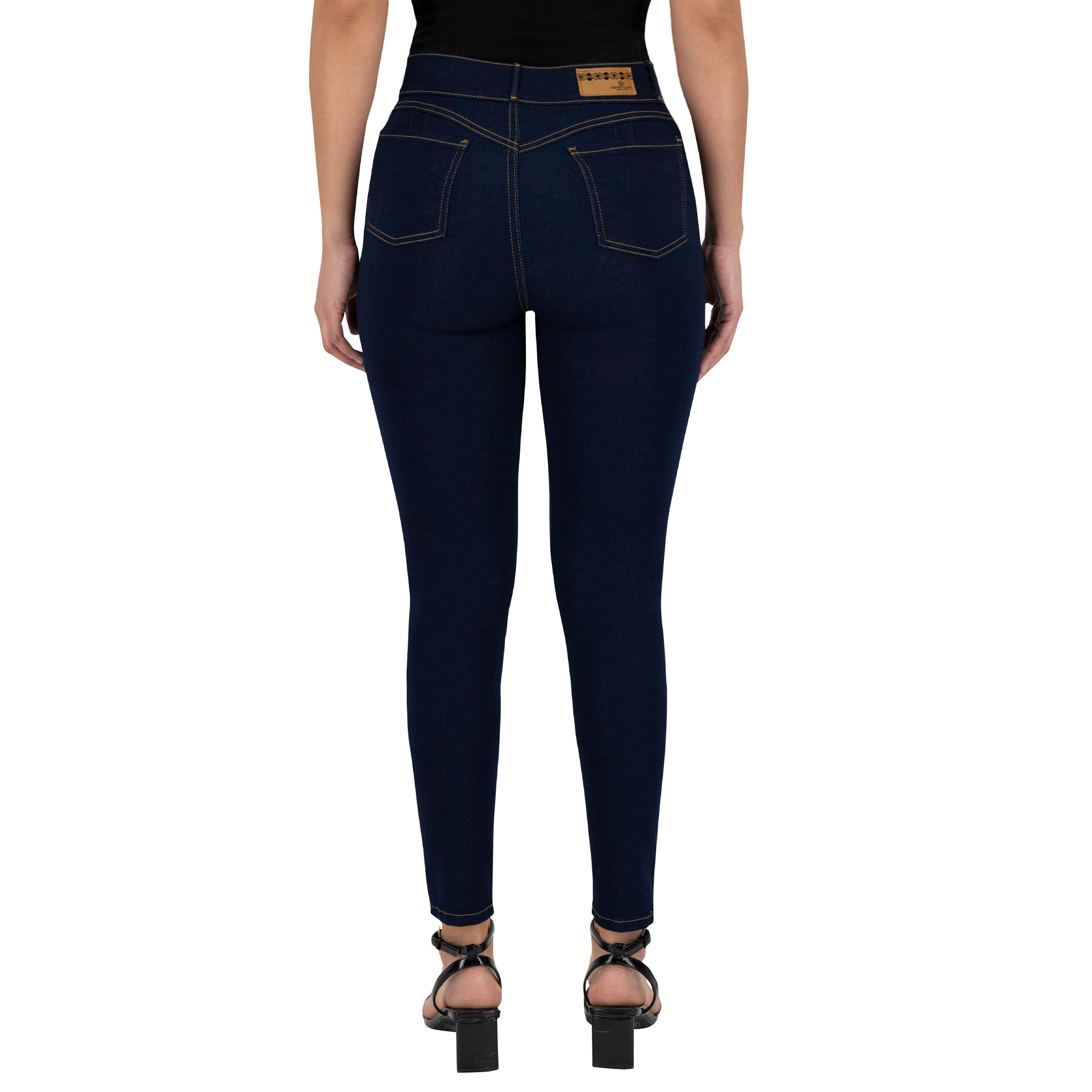 Foto 7 pulgar | Jeans Skinny Britos Tiro Medio Azul 024784