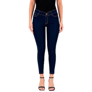 Foto 1 | Jeans Skinny Britos Tiro Medio Azul 024785