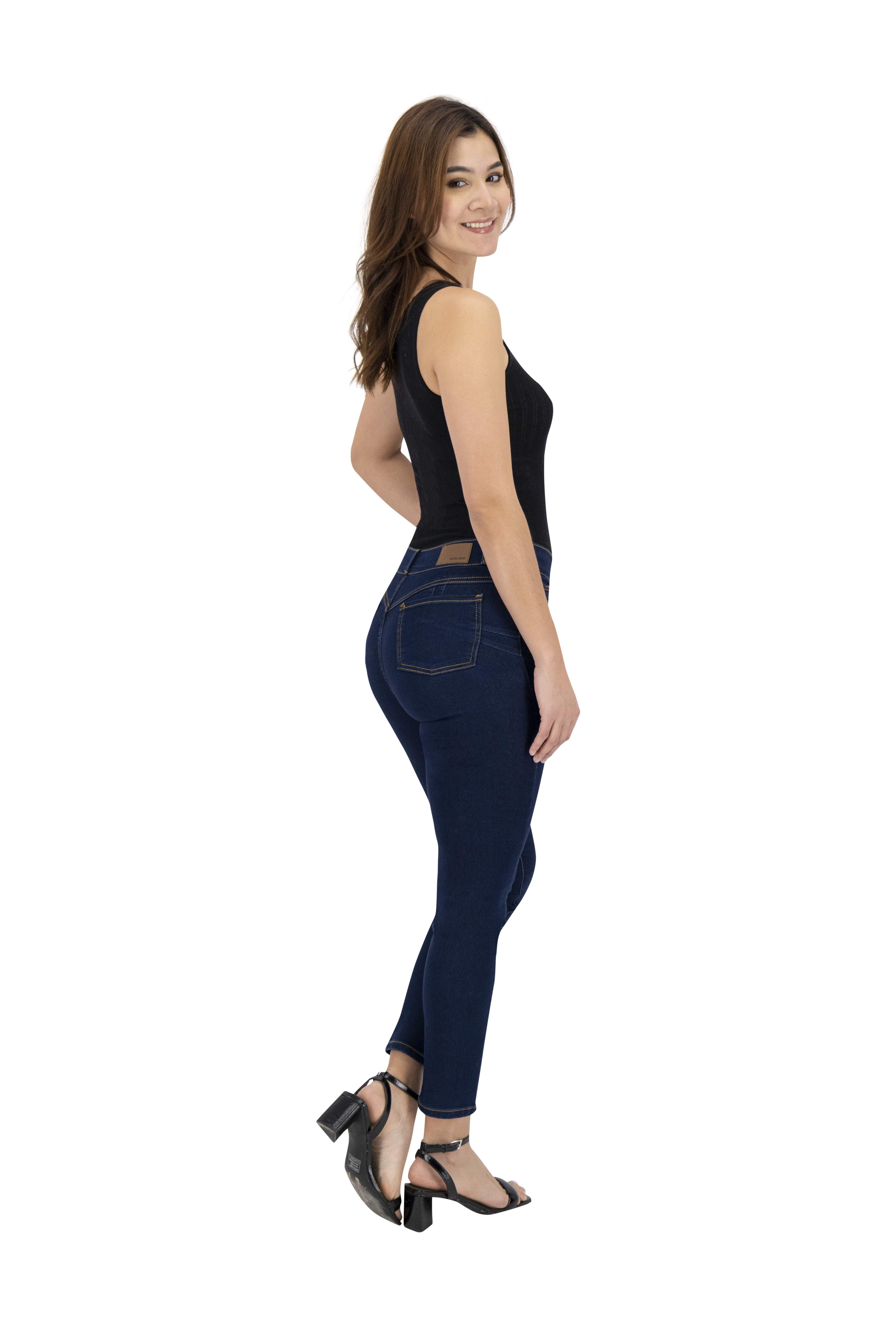 Foto 5 pulgar | Jeans Skinny Britos Tiro Medio Azul 024785
