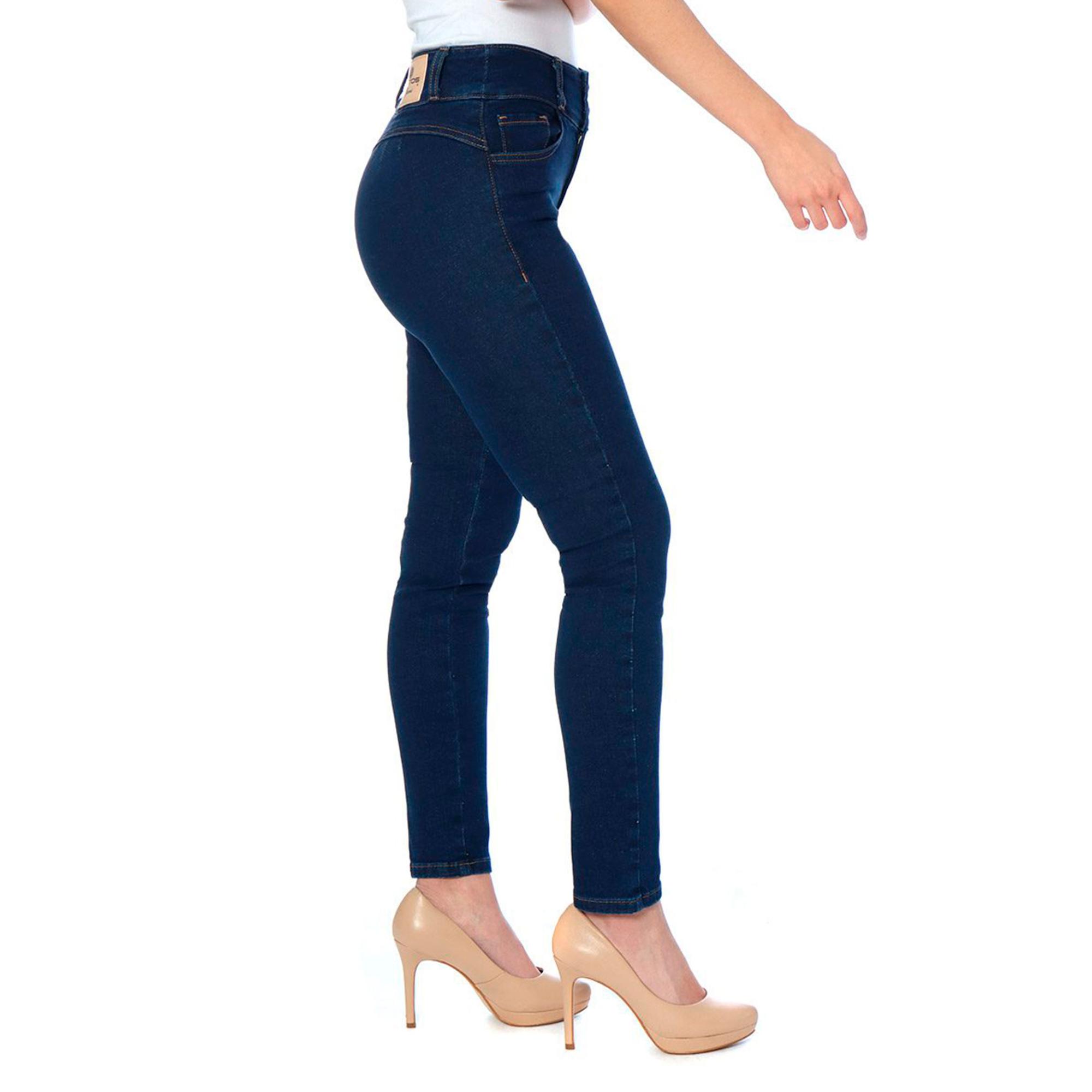 Foto 5 pulgar | Jeans Skinny Britos Tiro Medio Azul 024791