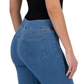 Foto 4 | Jeans Skinny Britos Tiro Medio Azul para Mujer