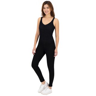Foto 3 | Jeans Skinny Britos Tiro Medio Negros para Mujer