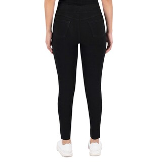 Foto 6 | Jeans Skinny Britos Tiro Medio Negros para Mujer