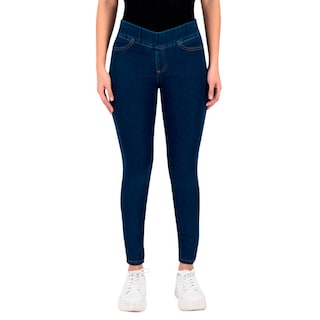 Foto 1 | Jeans Skinny Britos Tiro Medio Azul para Mujer