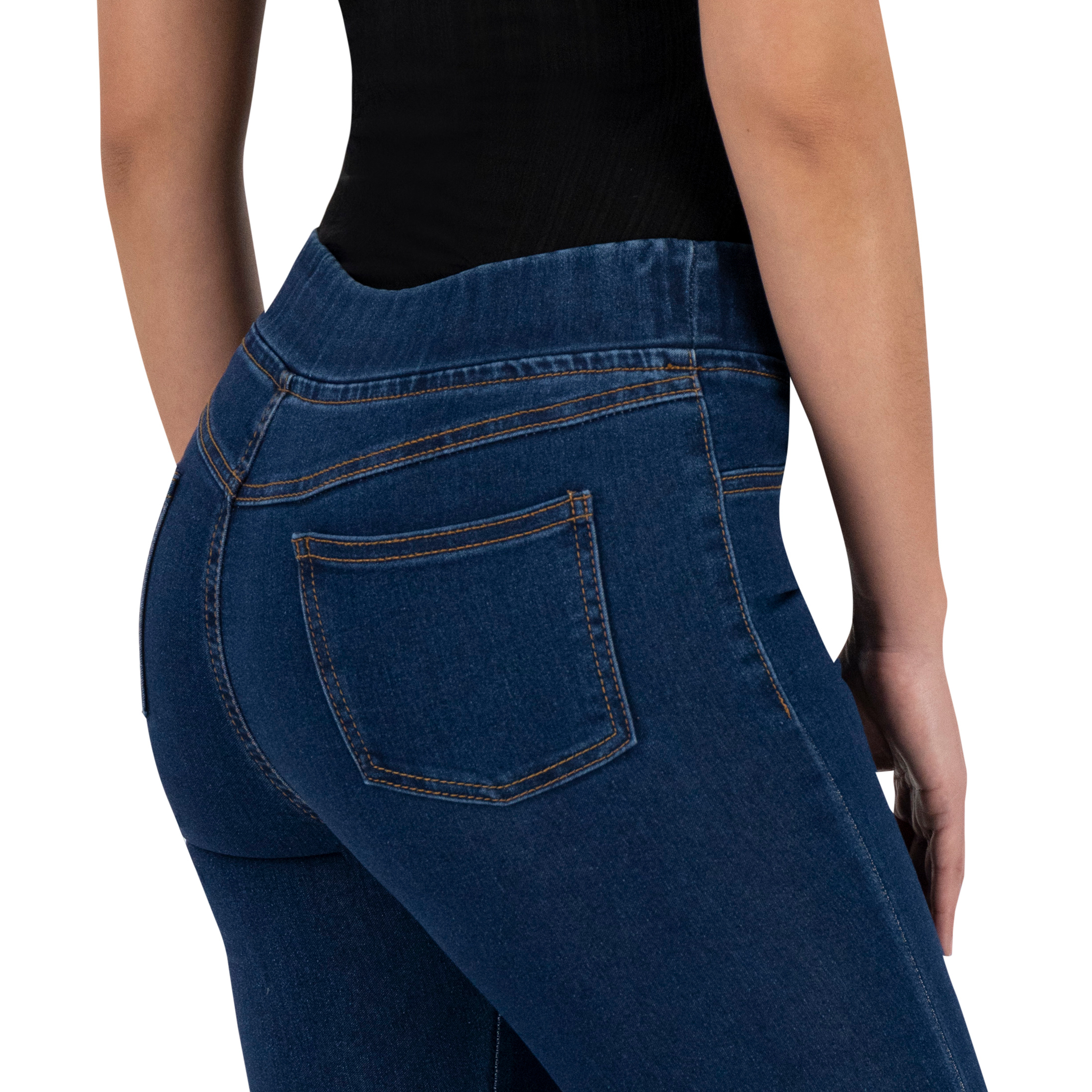 Foto 5 pulgar | Jeans Skinny Britos Tiro Medio Azul para Mujer