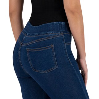 Foto 4 | Jeans Skinny Britos Tiro Medio Azul para Mujer