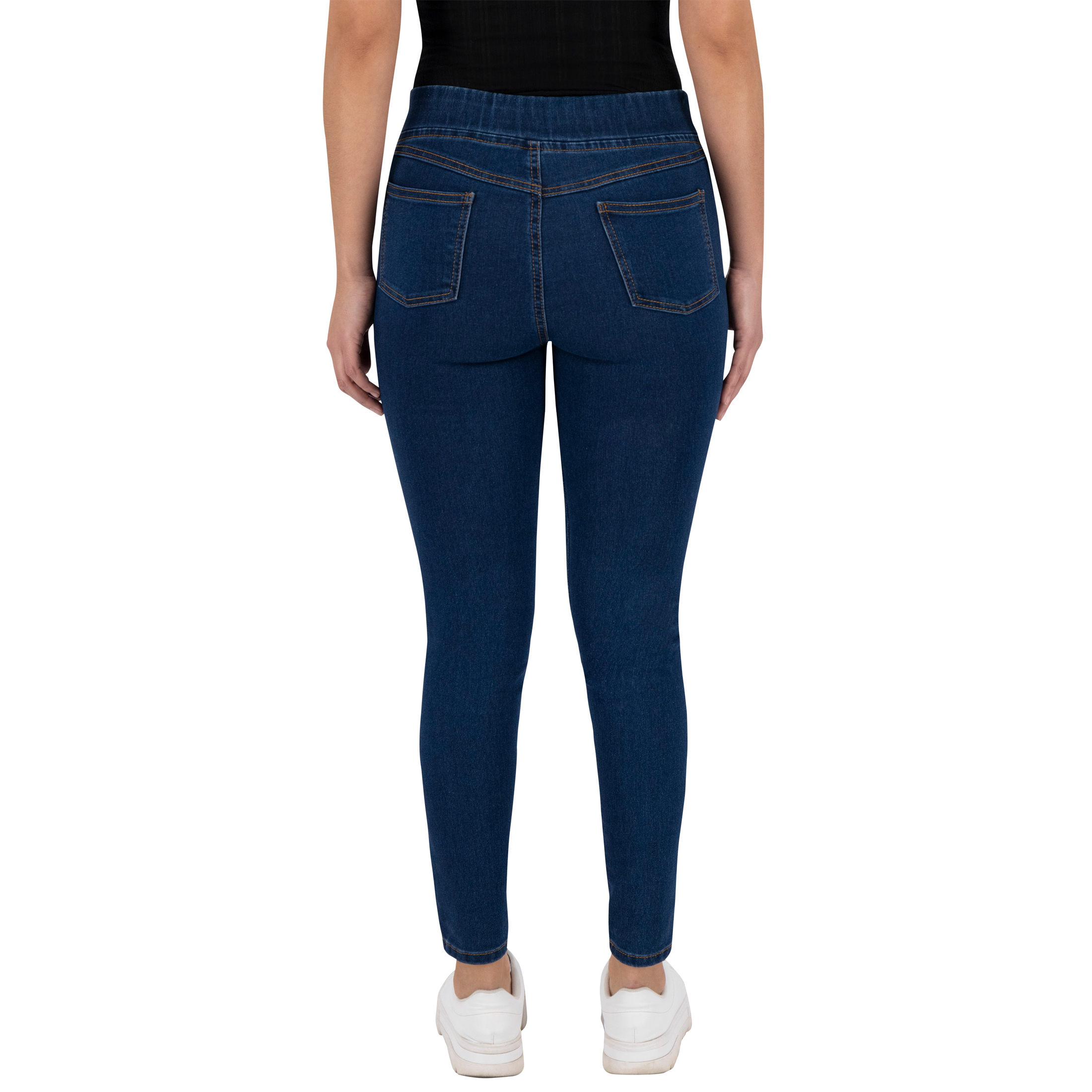 Foto 7 pulgar | Jeans Skinny Britos Tiro Medio Azul para Mujer