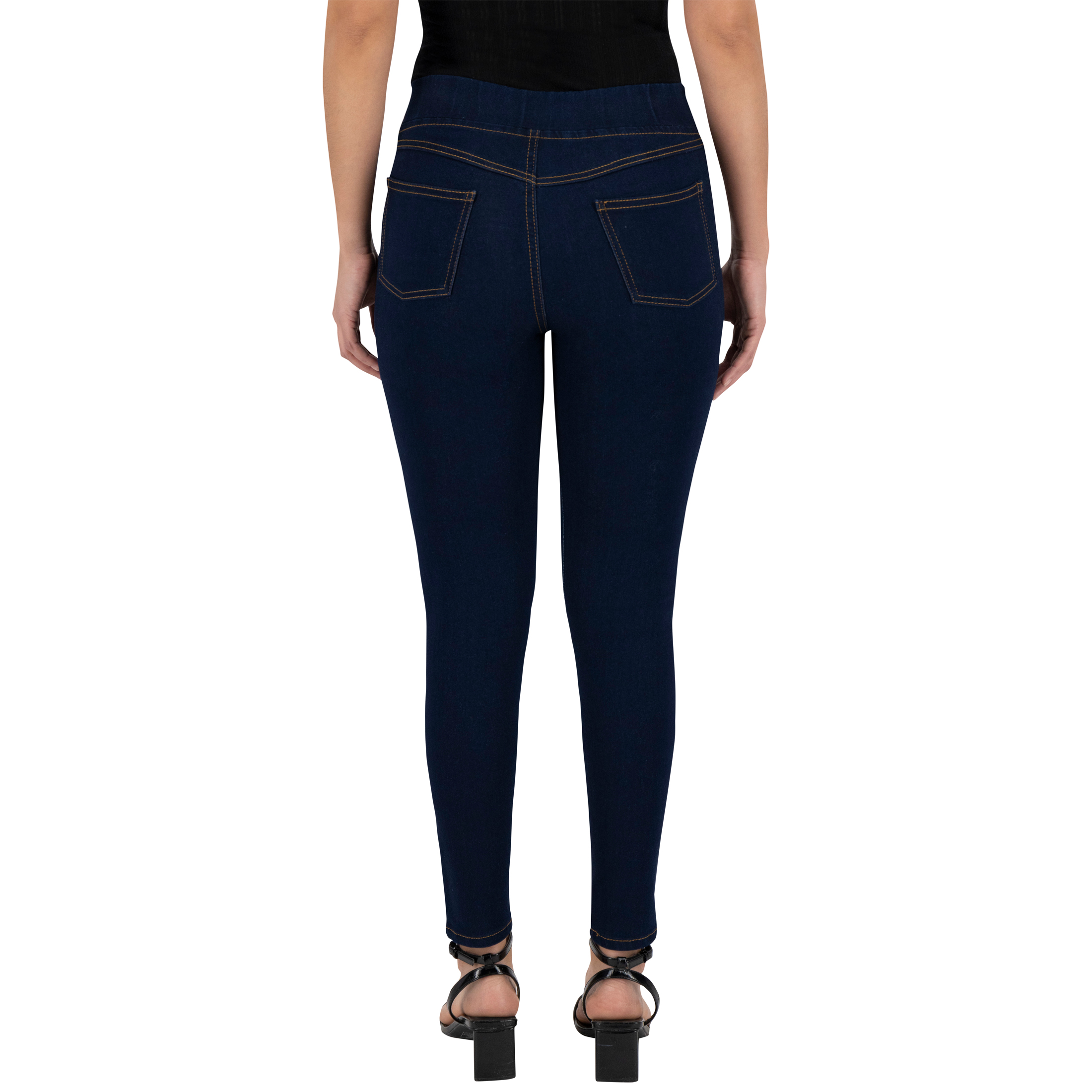 Foto 3 pulgar | Jeans Skinny Britos Tiro Medio Azul para Mujer