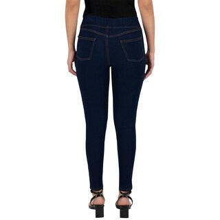 Foto 2 | Jeans Skinny Britos Tiro Medio Azul para Mujer