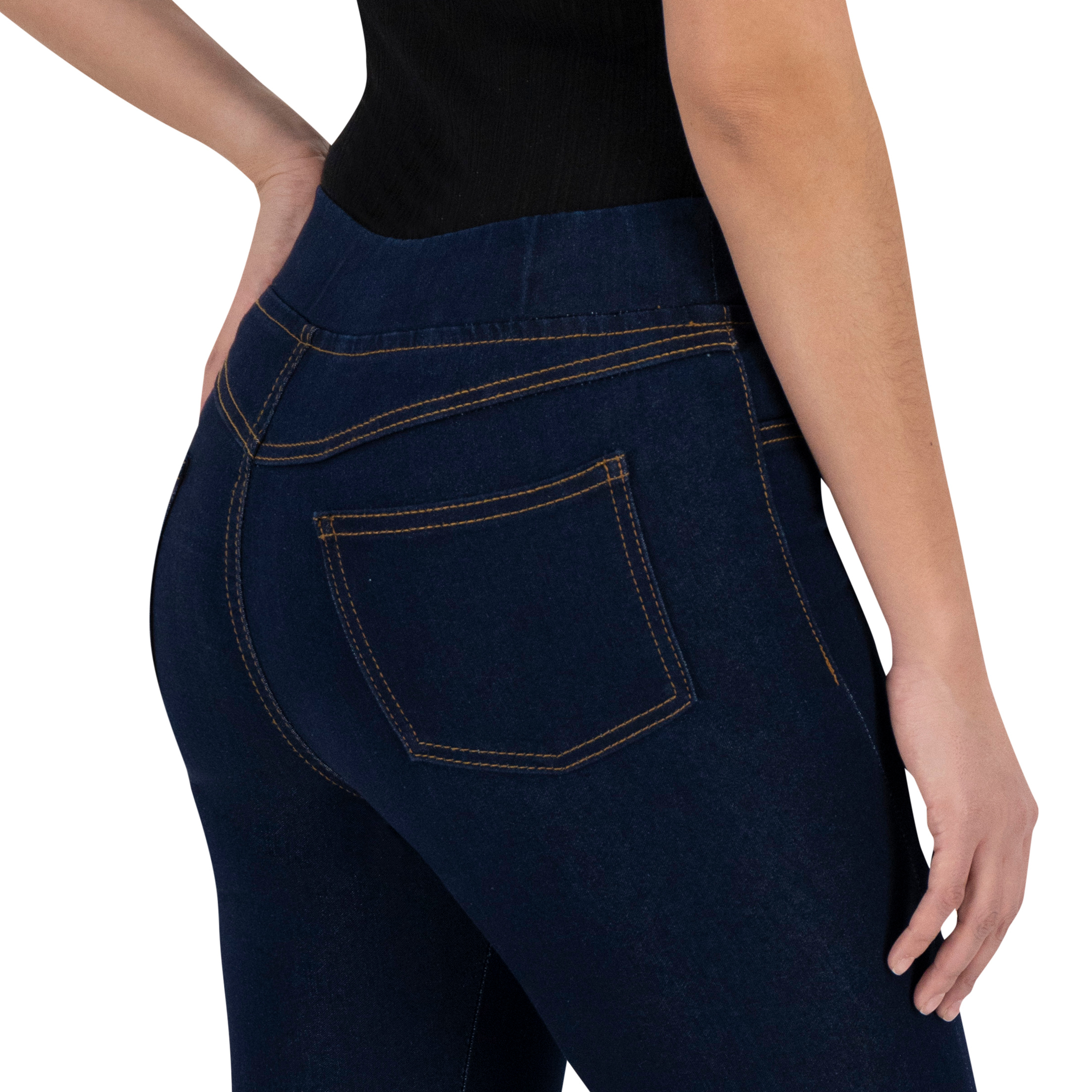 Foto 6 pulgar | Jeans Skinny Britos Tiro Medio Azul para Mujer