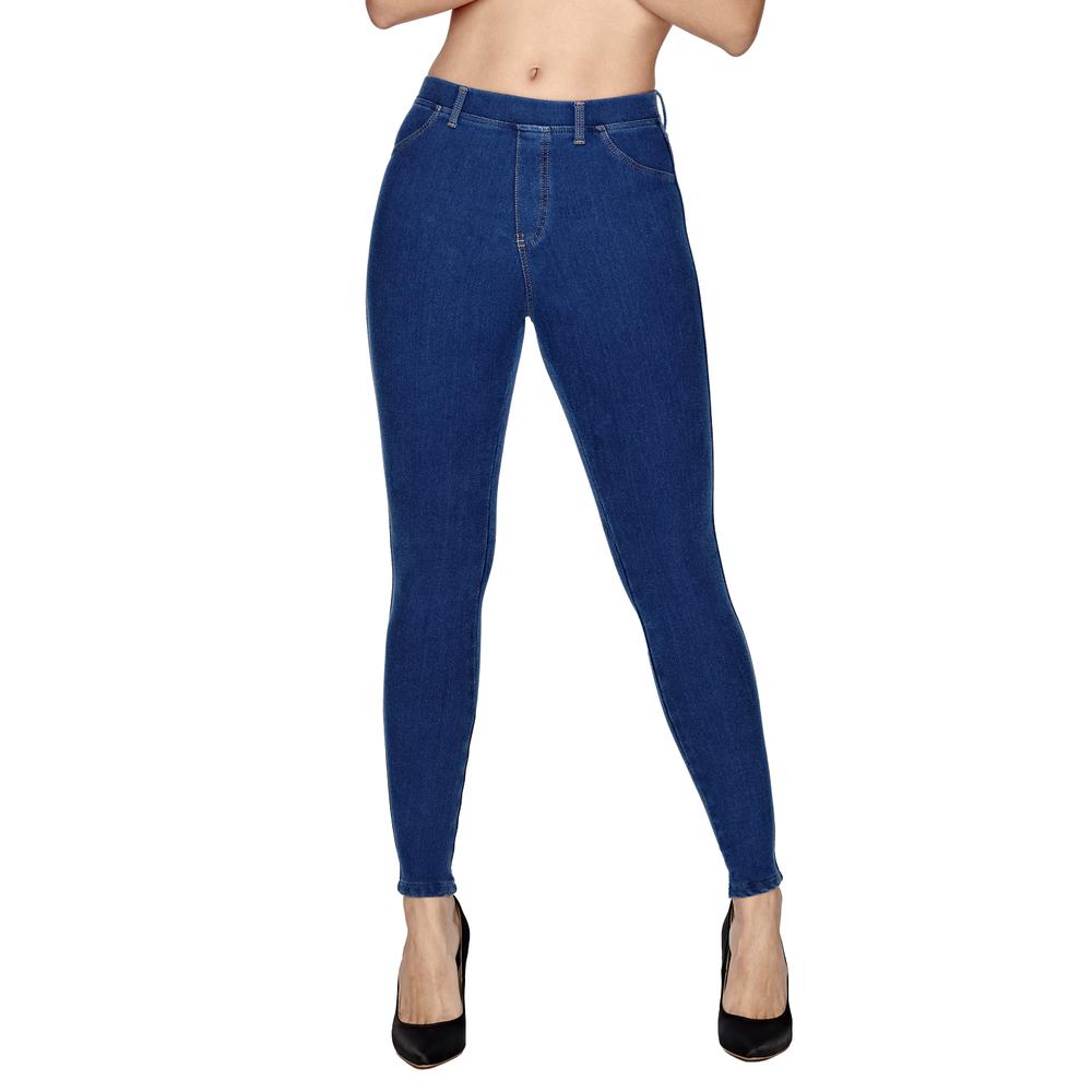 Foto 2 pulgar | Jeggings Stretch Ilusión 43374 Azul