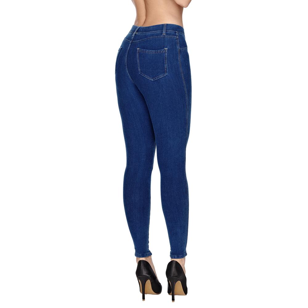 Foto 4 pulgar | Jeggings Stretch Ilusión 43374 Azul