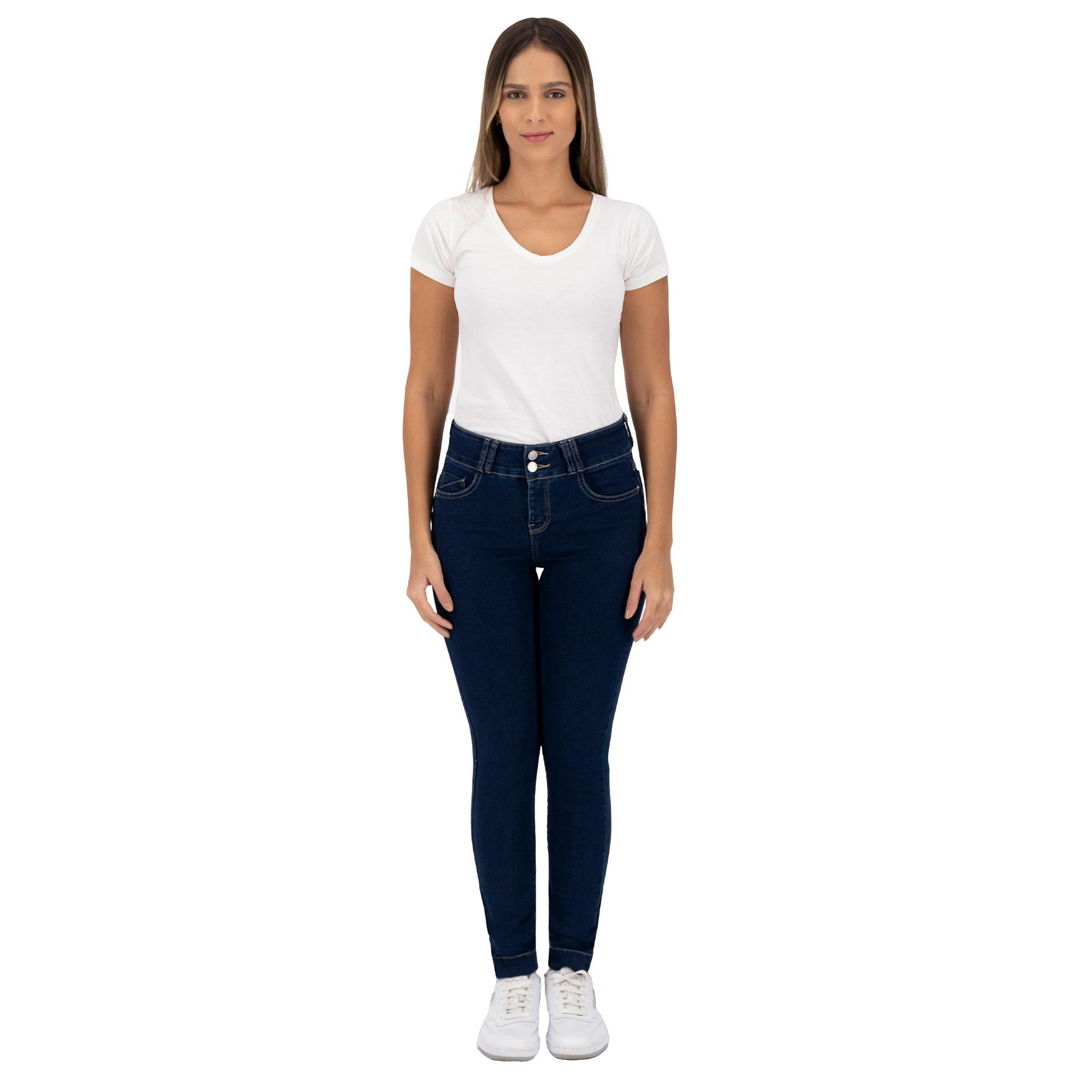 Foto 4 pulgar | Pantalón Skinny Britos Jeans Azul Magic Pomp 025259 para Mujer