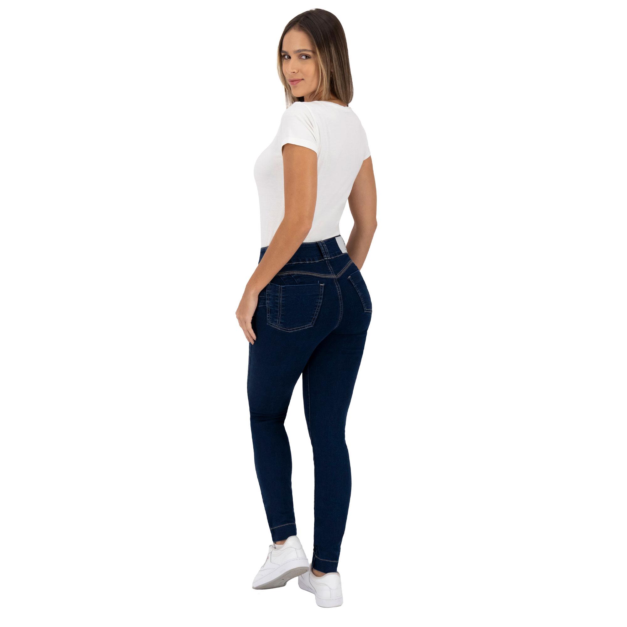Foto 6 pulgar | Pantalón Skinny Britos Jeans Azul Magic Pomp 025259 para Mujer