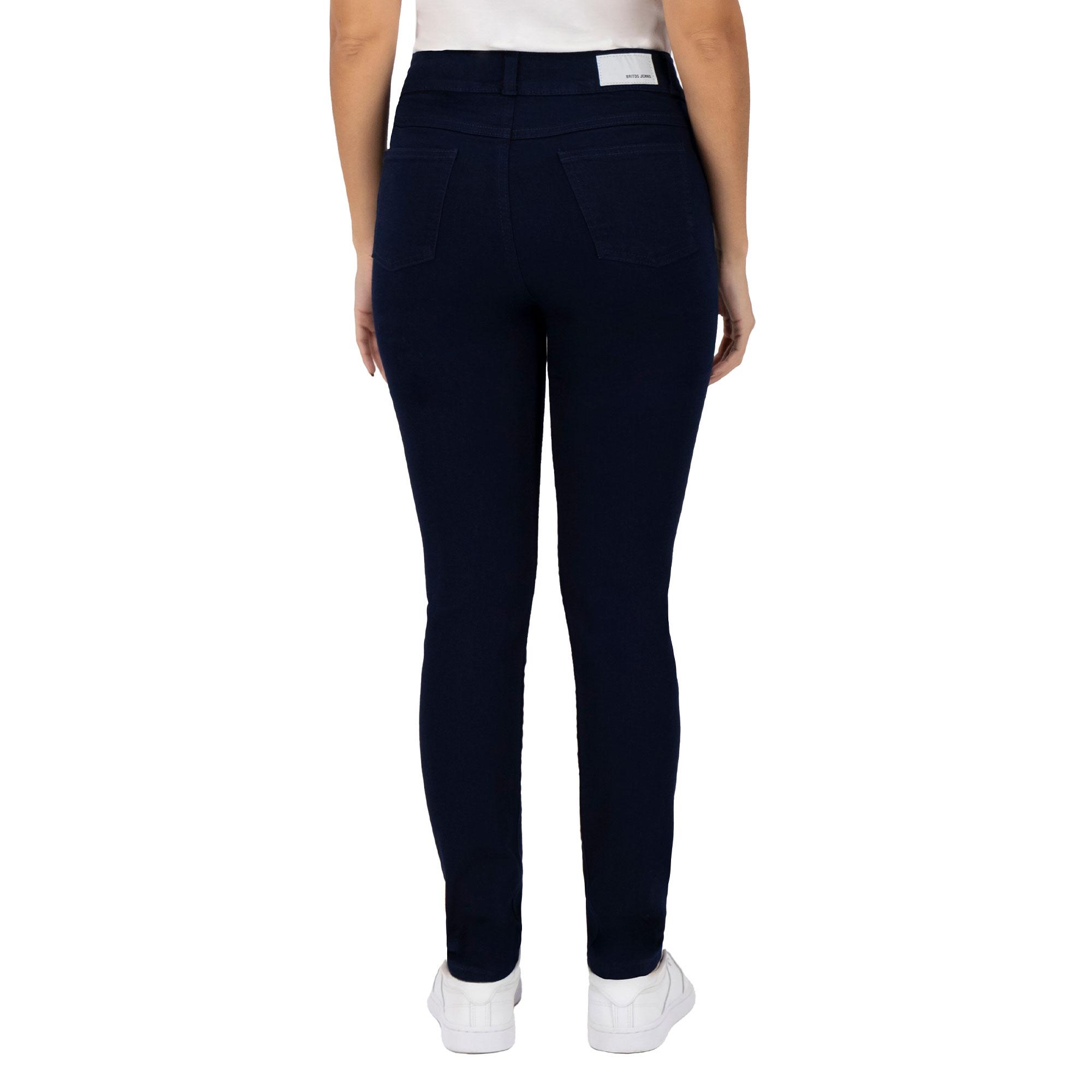 Foto 2 | Pantalón Skinny Britos Jeans Azul Justo a Tu Medida 025015