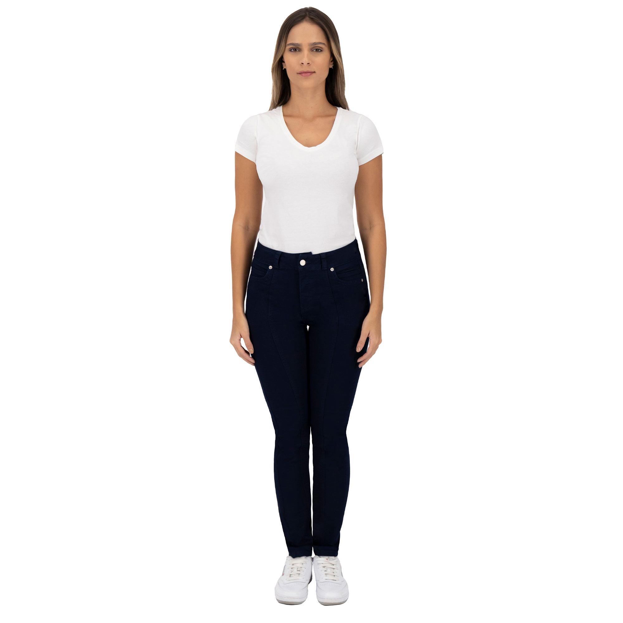 Foto 3 | Pantalón Skinny Britos Jeans Azul Justo a Tu Medida 025015