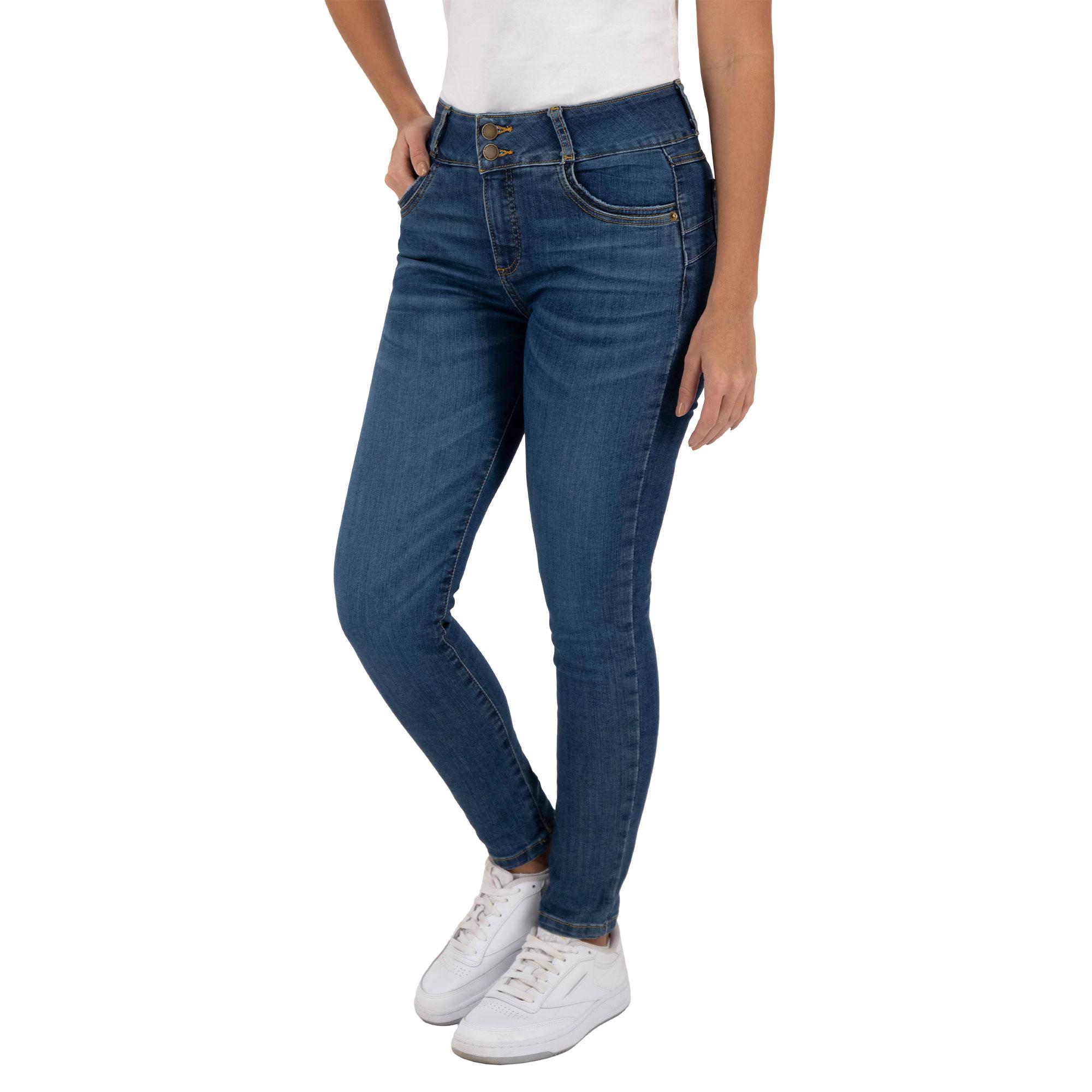 Foto 4 pulgar | Pantalón Skinny Britos Jeans Mujer Azul Magic Pomp 025241