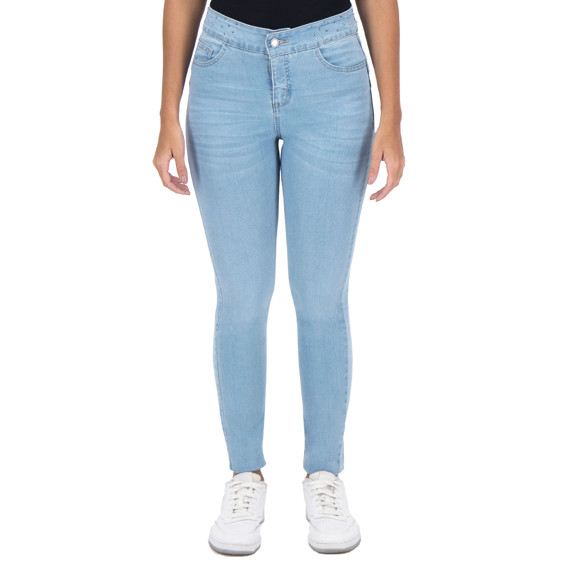 Pantalón Skinny Britos Jeans Azul Magic Pomp 025059 para Mujer