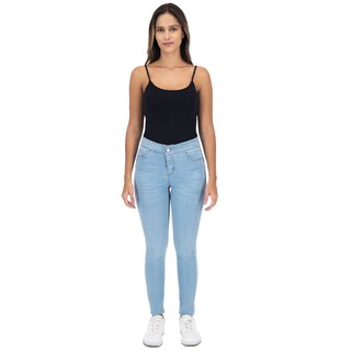 Foto 4 | Pantalón Skinny Britos Jeans Azul Magic Pomp 025059 para Mujer