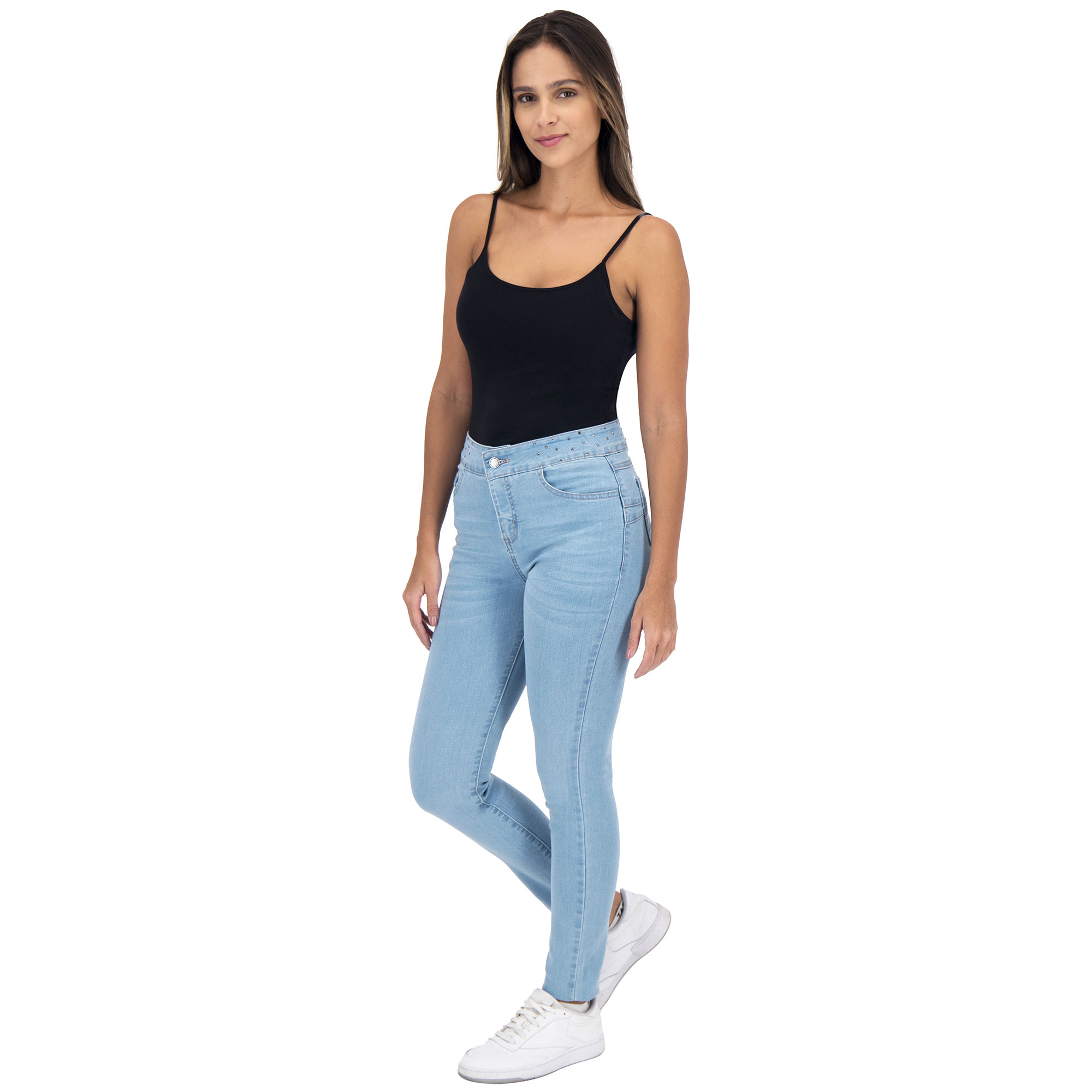 Foto 6 | Pantalón Skinny Britos Jeans Azul Magic Pomp 025059 para Mujer