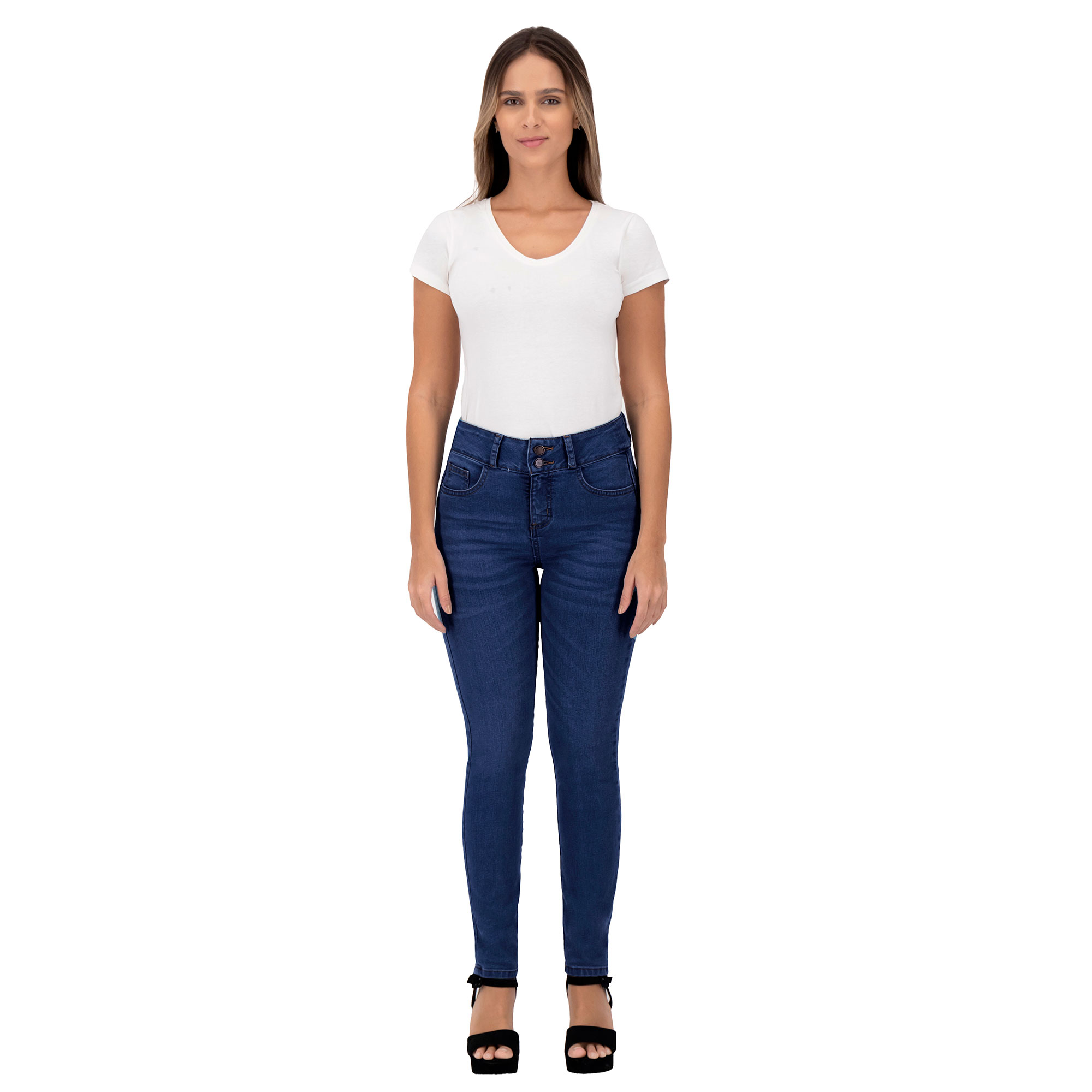 Foto 4 pulgar | Pantalón Skinny Britos Jeans Mujer Corazón 025100