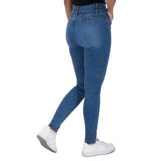 Foto 3 | Pantalón Skinny Britos Jeans Mujer Azul Corazón 025064