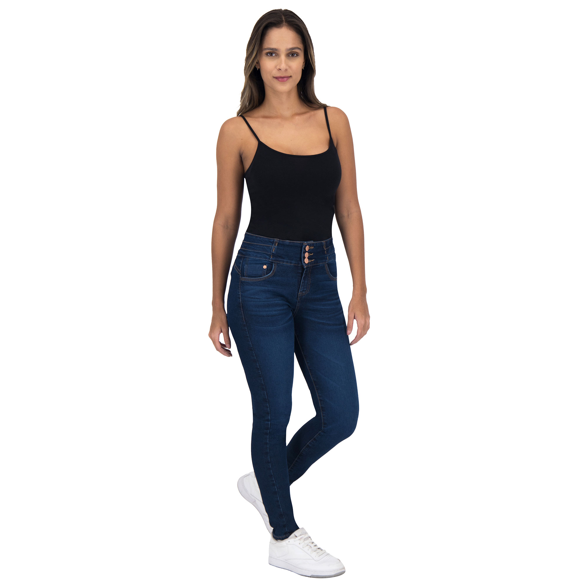Foto 6 pulgar | Pantalón Skinny Britos Jeans Mujer Azul Corazón 025248