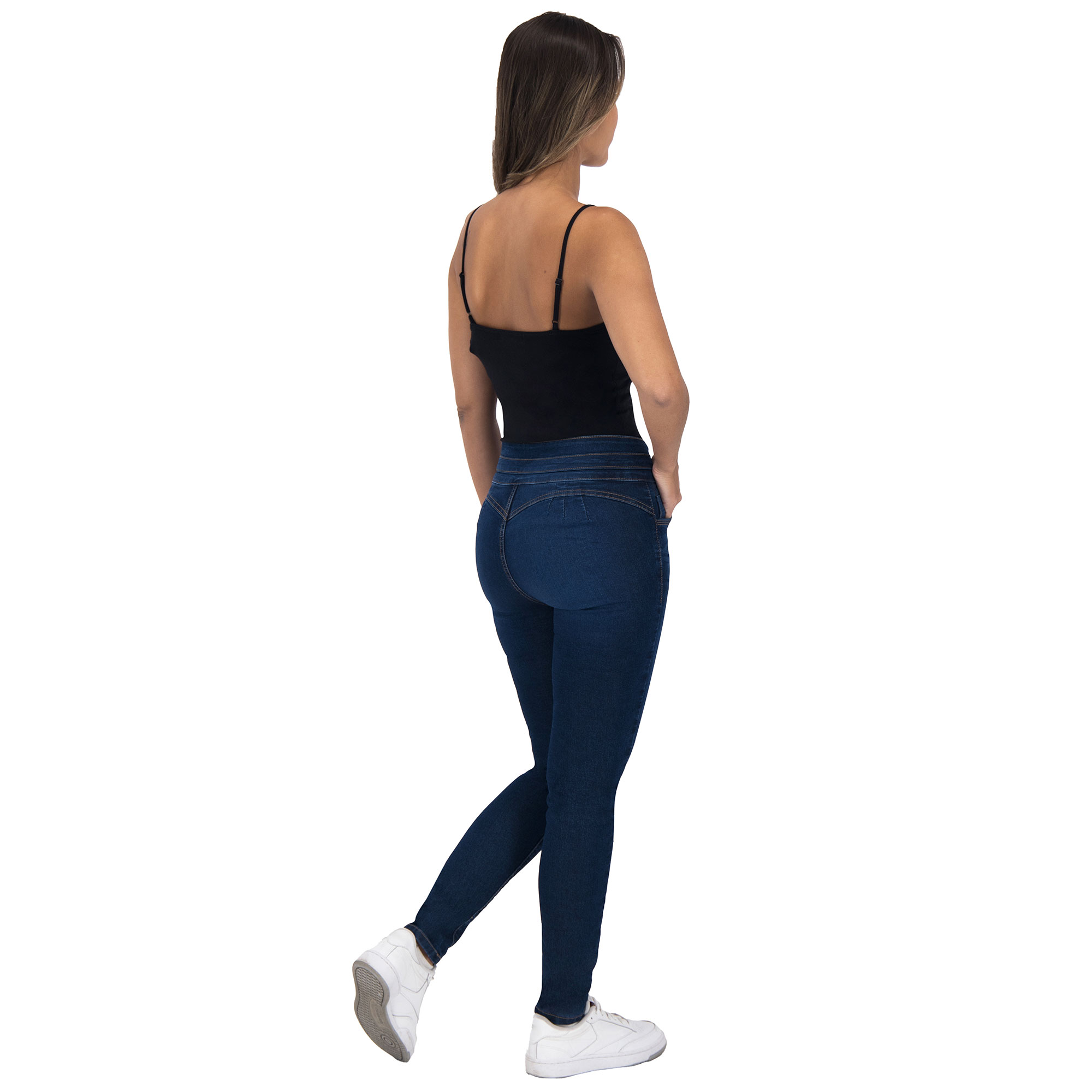Foto 7 pulgar | Pantalón Skinny Britos Jeans Mujer Azul Corazón 025248