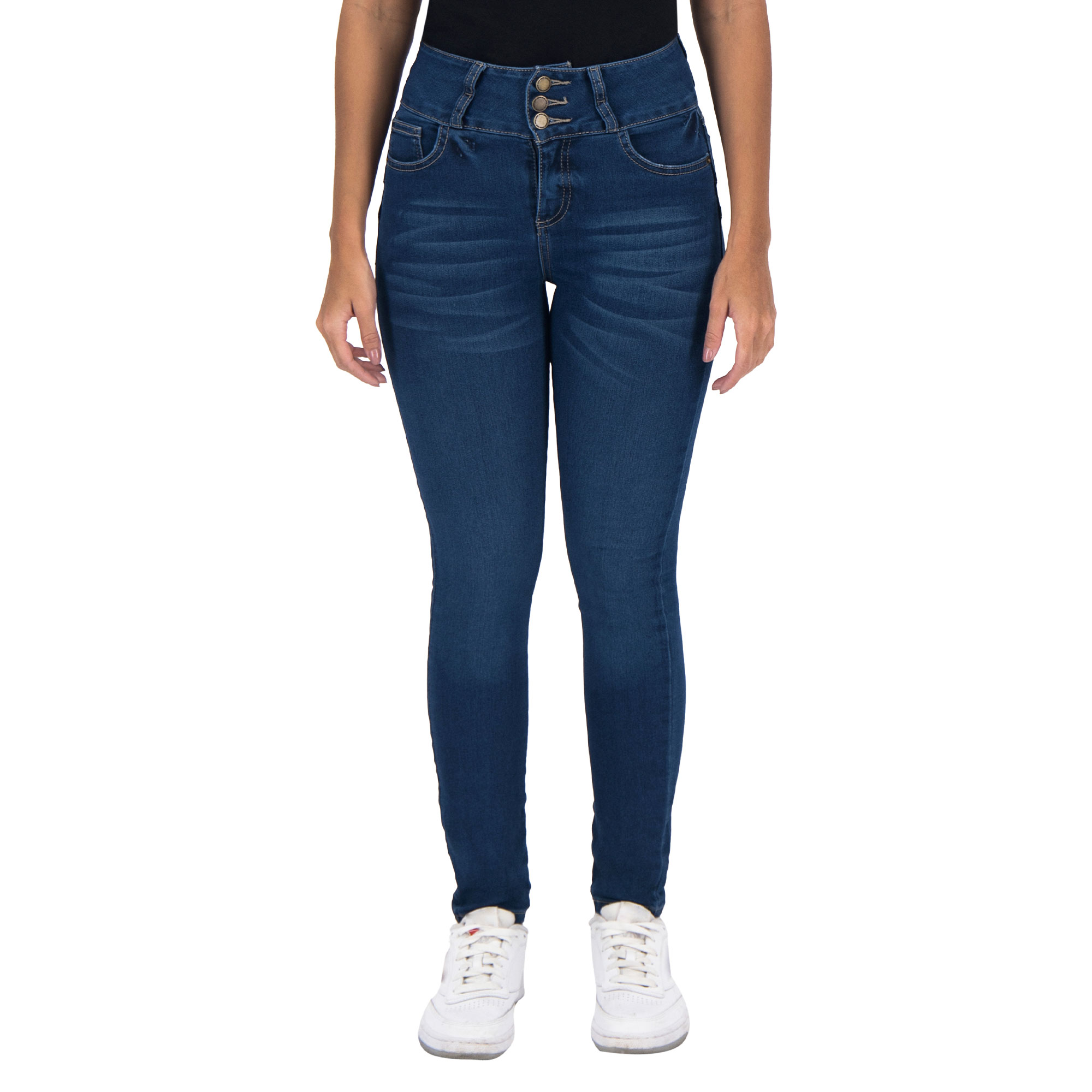 Pantalón Skinny Britos Jeans Mujer Azul Magic Pomp 025092