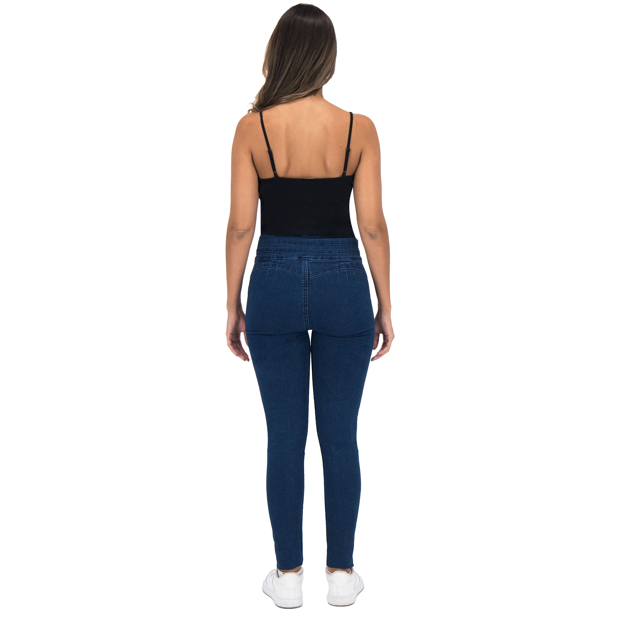 Foto 5 | Pantalón Skinny Britos Jeans Mujer Azul Corazón 025097