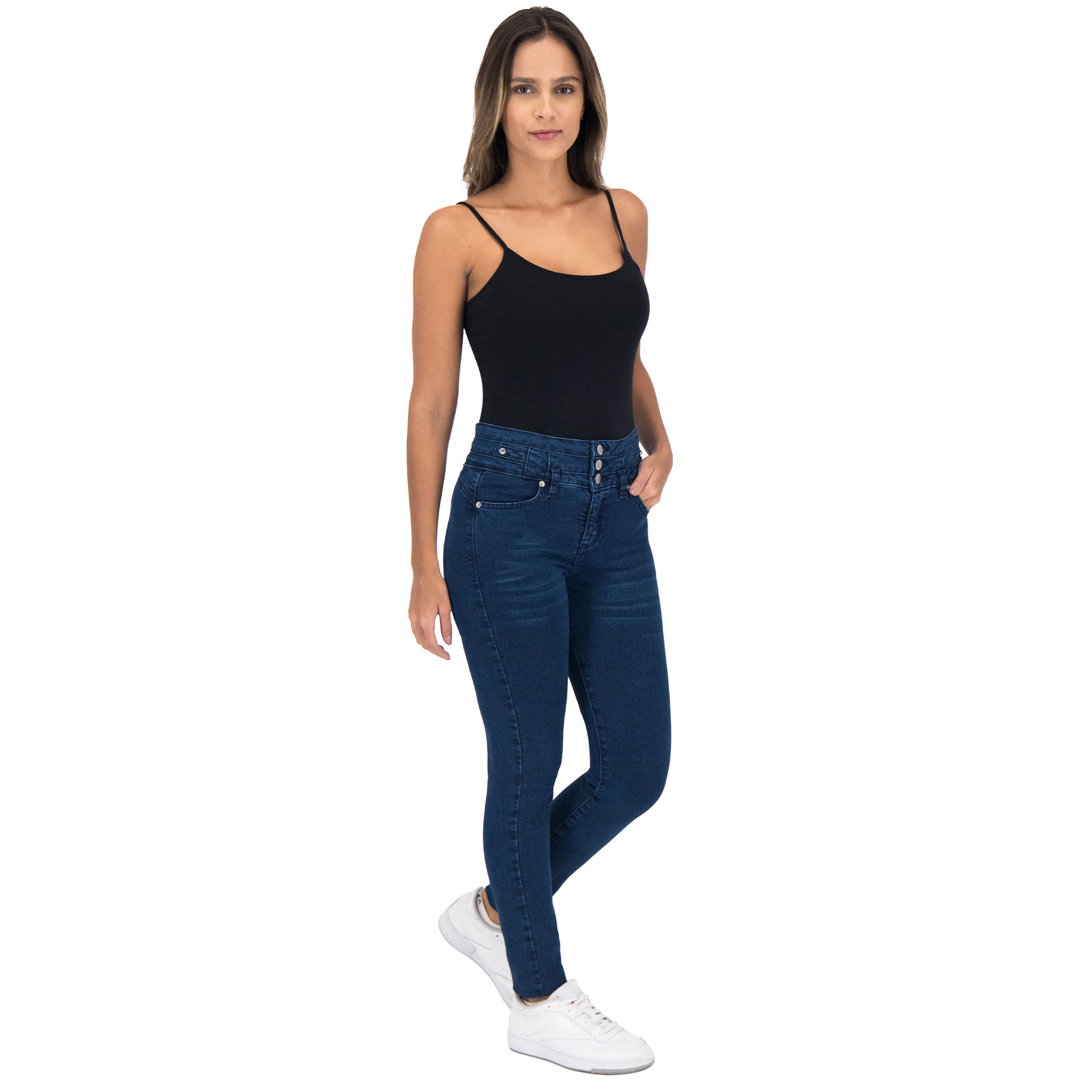 Foto 6 | Pantalón Skinny Britos Jeans Mujer Azul Corazón 025097