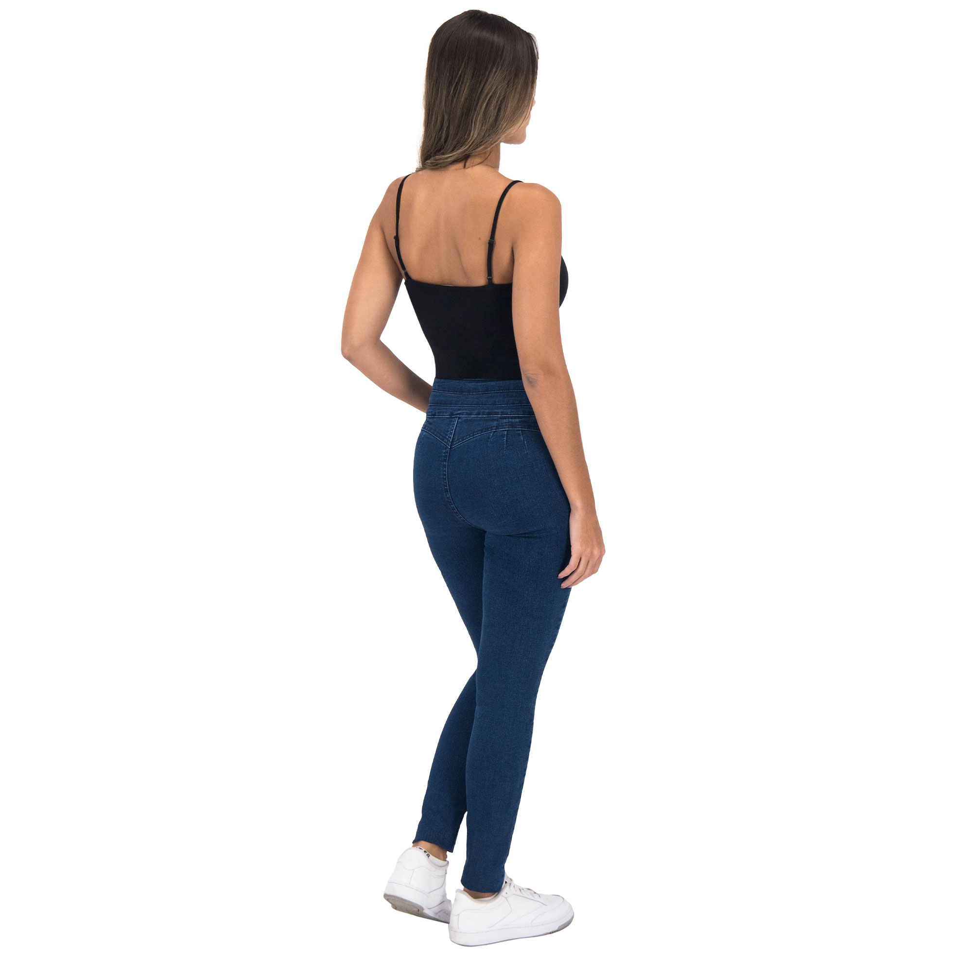 Foto 7 | Pantalón Skinny Britos Jeans Mujer Azul Corazón 025097