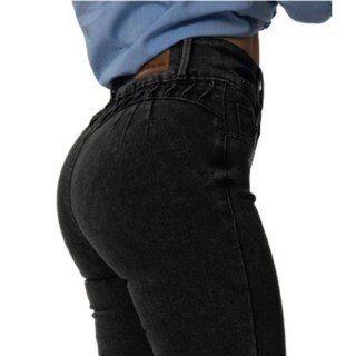 Foto 2 | Pantalón Britos Jeans Mujer Skinny Negro 024040