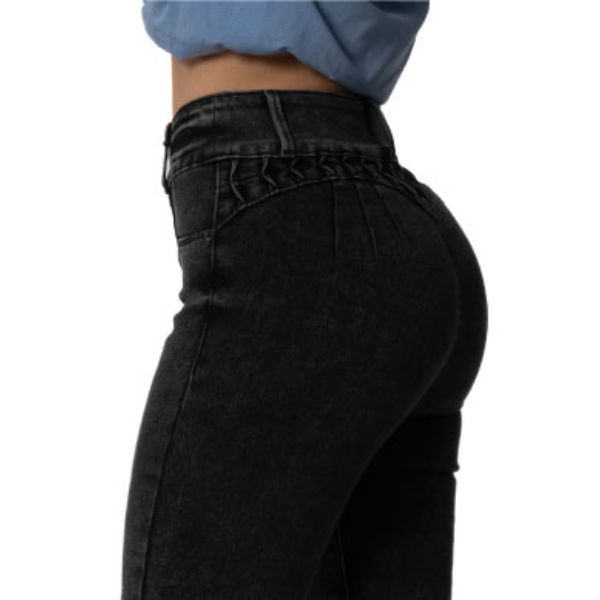 Foto 3 | Pantalón Britos Jeans Mujer Skinny Negro 024040