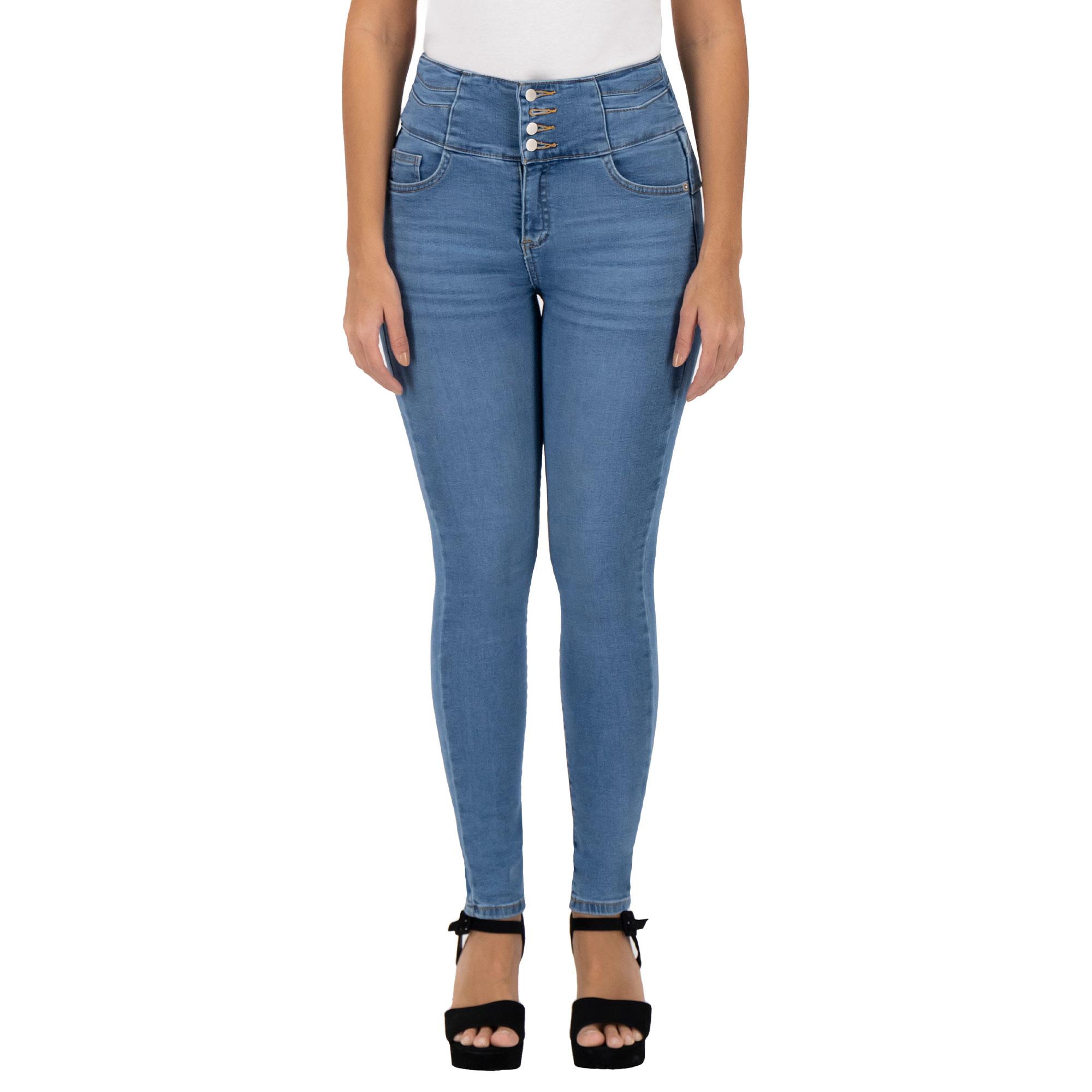 Pantalón Skinny Britos Jeans Mujer Azul Corazón 023949