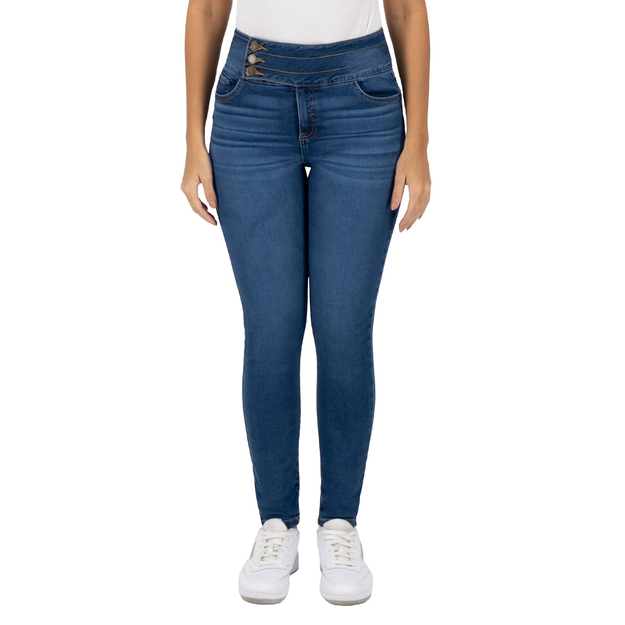 Pantalón Skinny Britos Jeans Mujer Azul Magic Pomp 023794