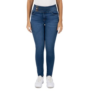 Foto 1 | Pantalón Skinny Britos Jeans Mujer Azul Magic Pomp 023794