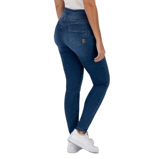 Foto 3 | Pantalón Skinny Britos Jeans Mujer Azul Magic Pomp 023794