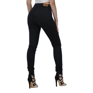 Foto 3 | Pantalón Britos Jeans Mujer Skinny Negro 023305
