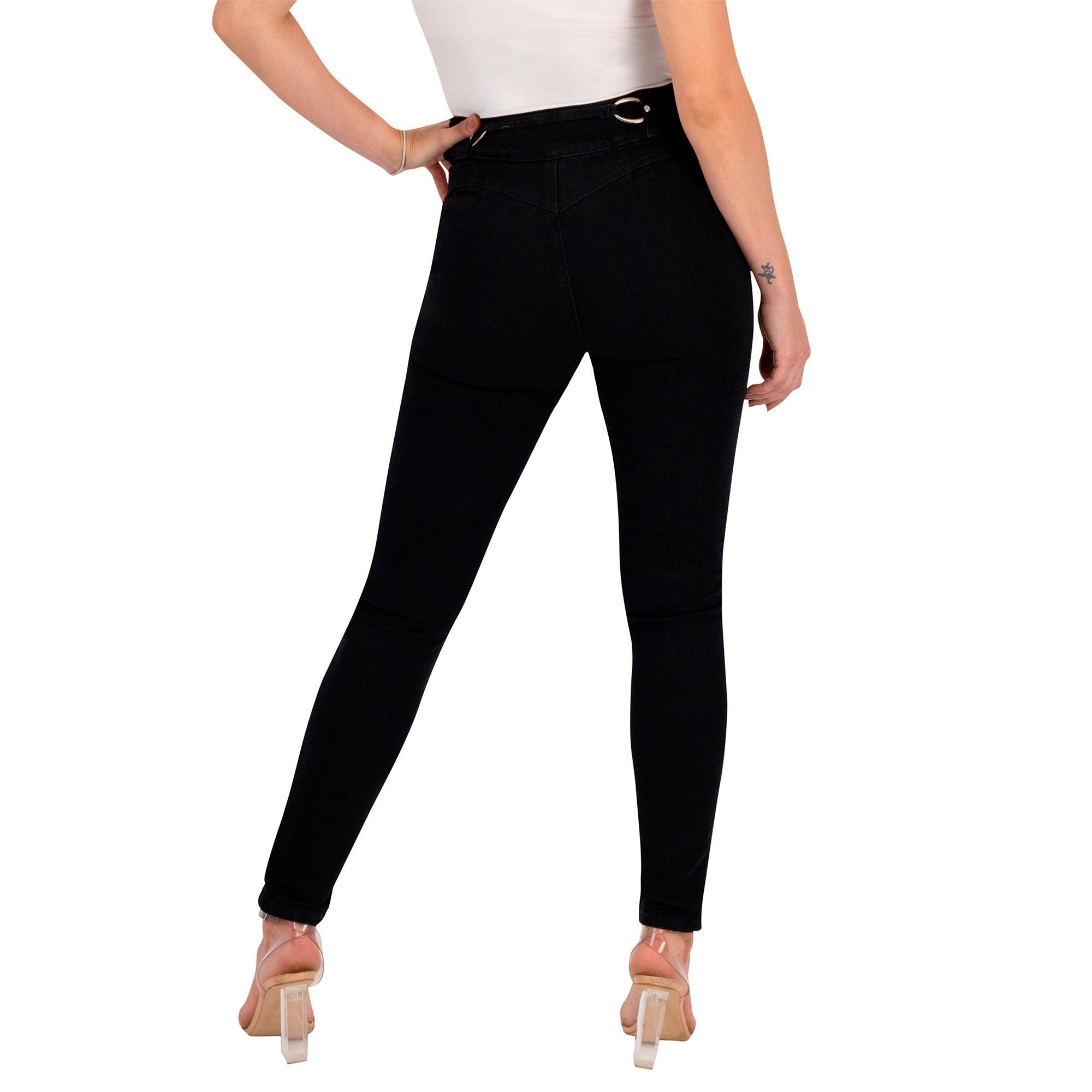 Foto 6 pulgar | Pantalón Skinny Britos Jeans Mujer Negro Corazón 024772