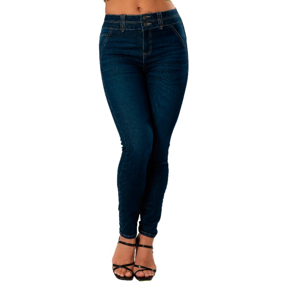 Foto 2 pulgar | Pantalón Skinny Britos Jeans Azul 024257 para Mujer