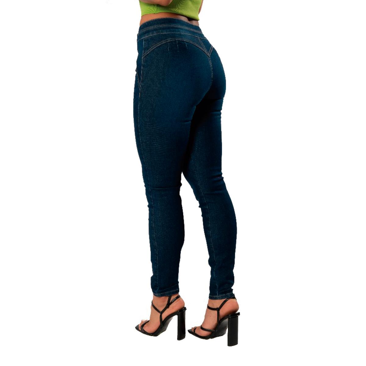 Foto 3 pulgar | Pantalón Skinny Britos Jeans Azul 024257 para Mujer