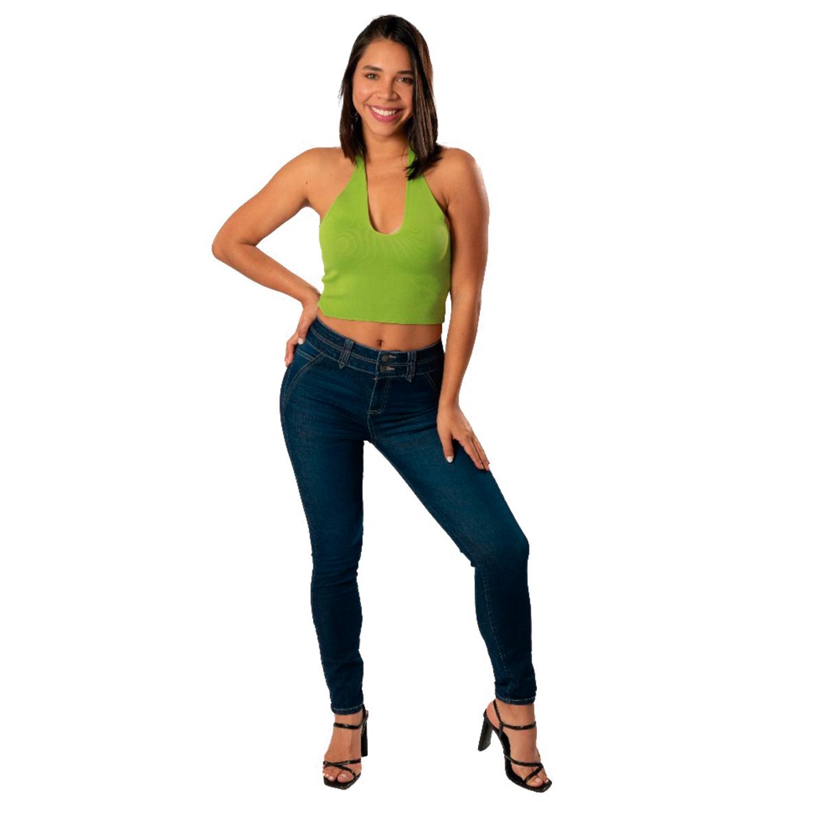 Foto 3 | Pantalón Skinny Britos Jeans Azul 024257 para Mujer