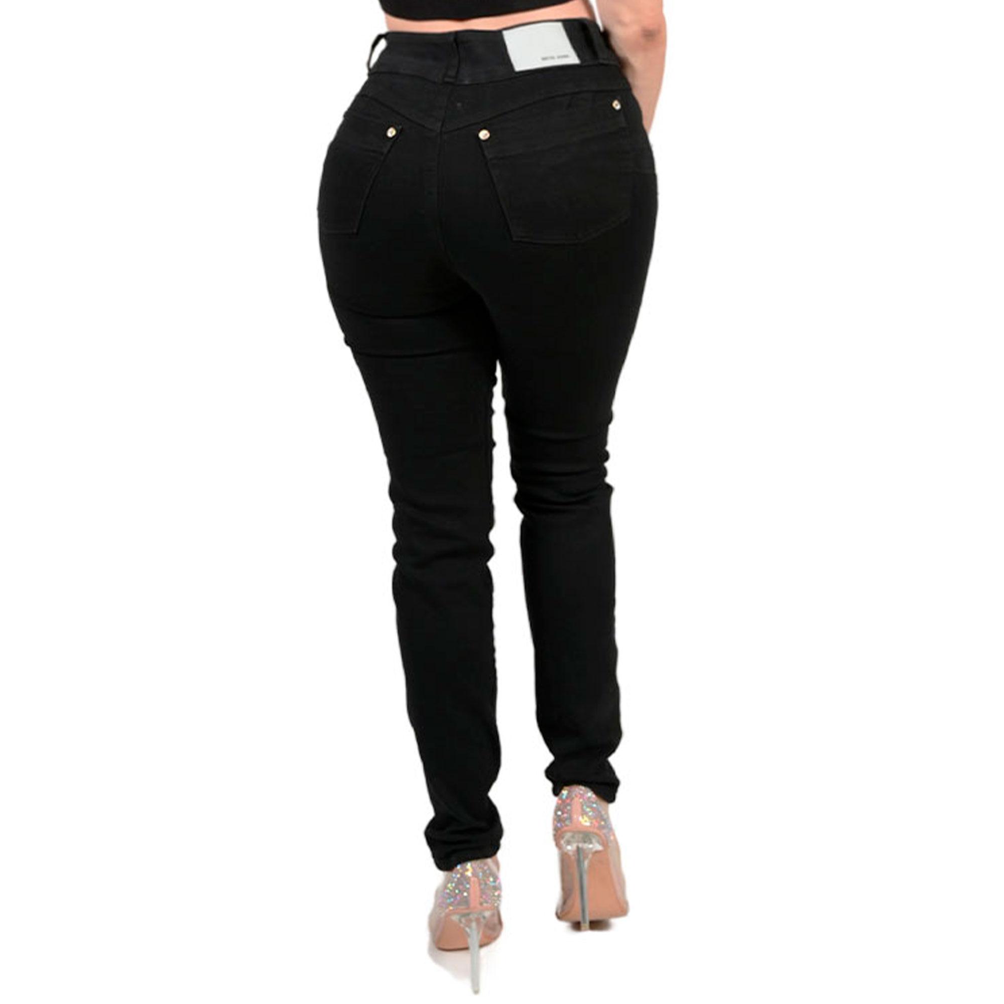 Foto 3 pulgar | Pantalón Skinny Britos Jeans Mujer Negro 024874
