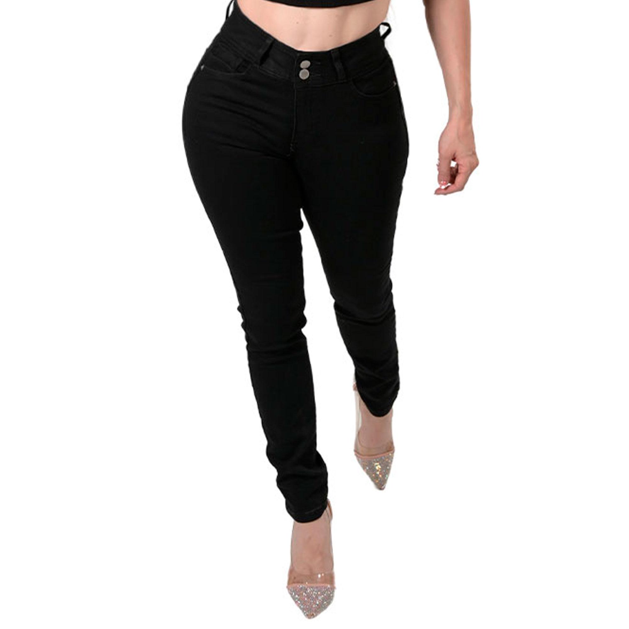 Foto 2 pulgar | Pantalón Skinny Britos Jeans Mujer Negro 024870