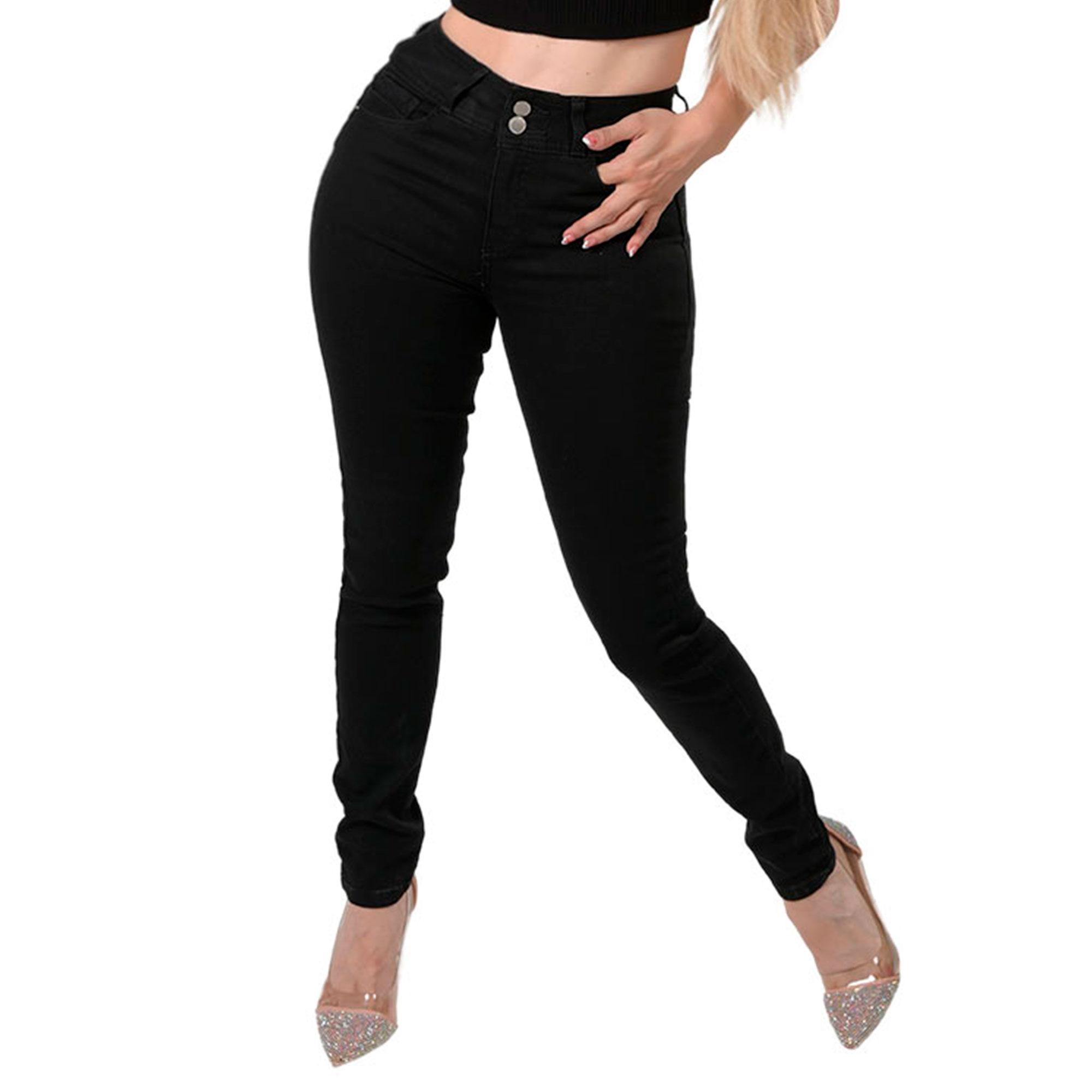 Foto 4 pulgar | Pantalón Skinny Britos Jeans Mujer Negro 024870
