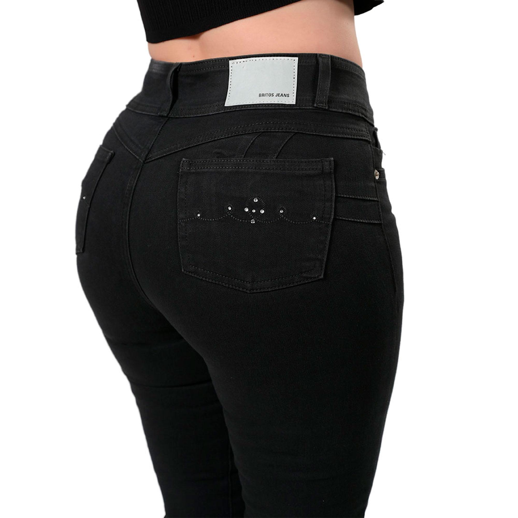 Foto 6 pulgar | Pantalón Skinny Britos Jeans Mujer Negro 024870