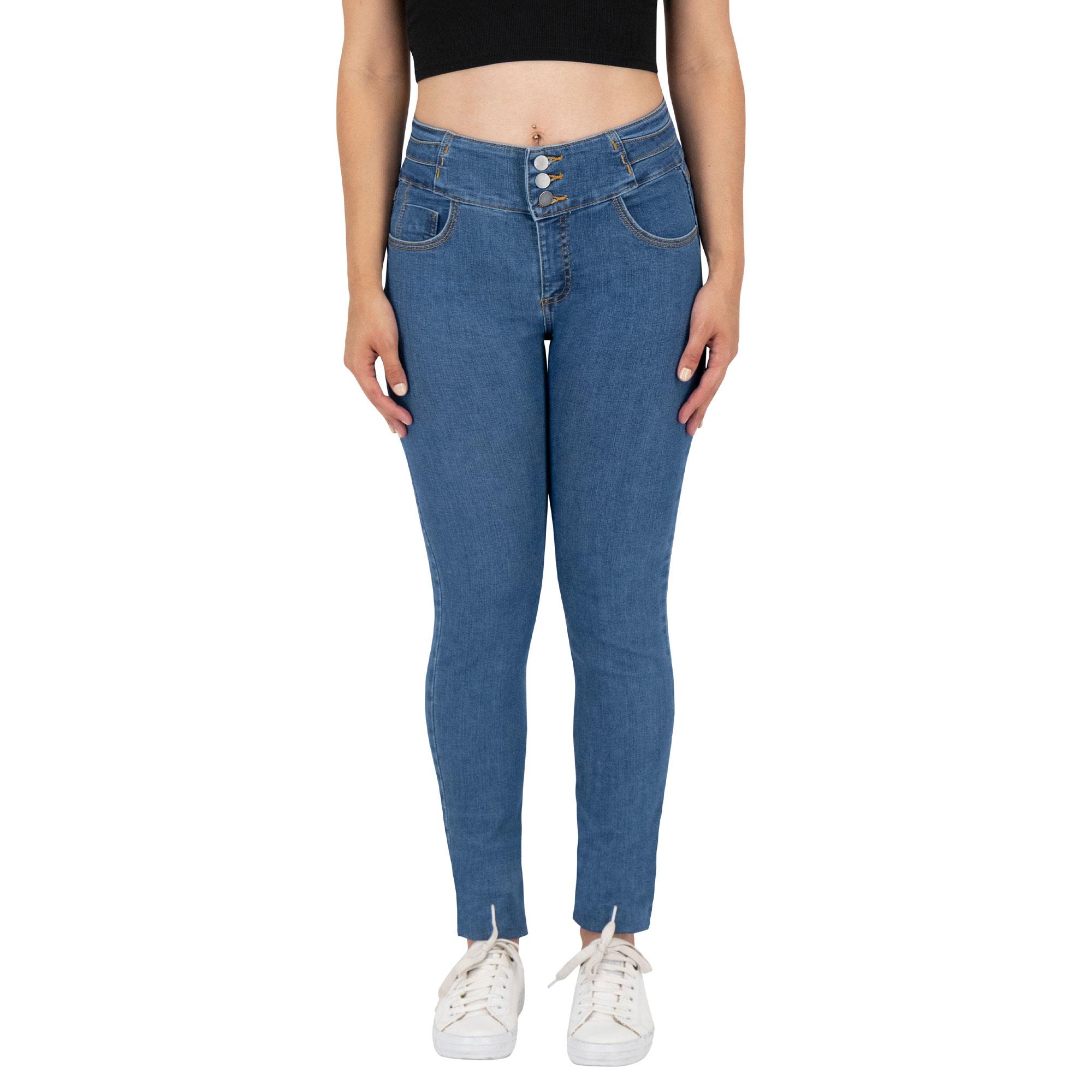 Pantalón Skinny Britos Jeans Mujer Azul Magic Pomp 024883