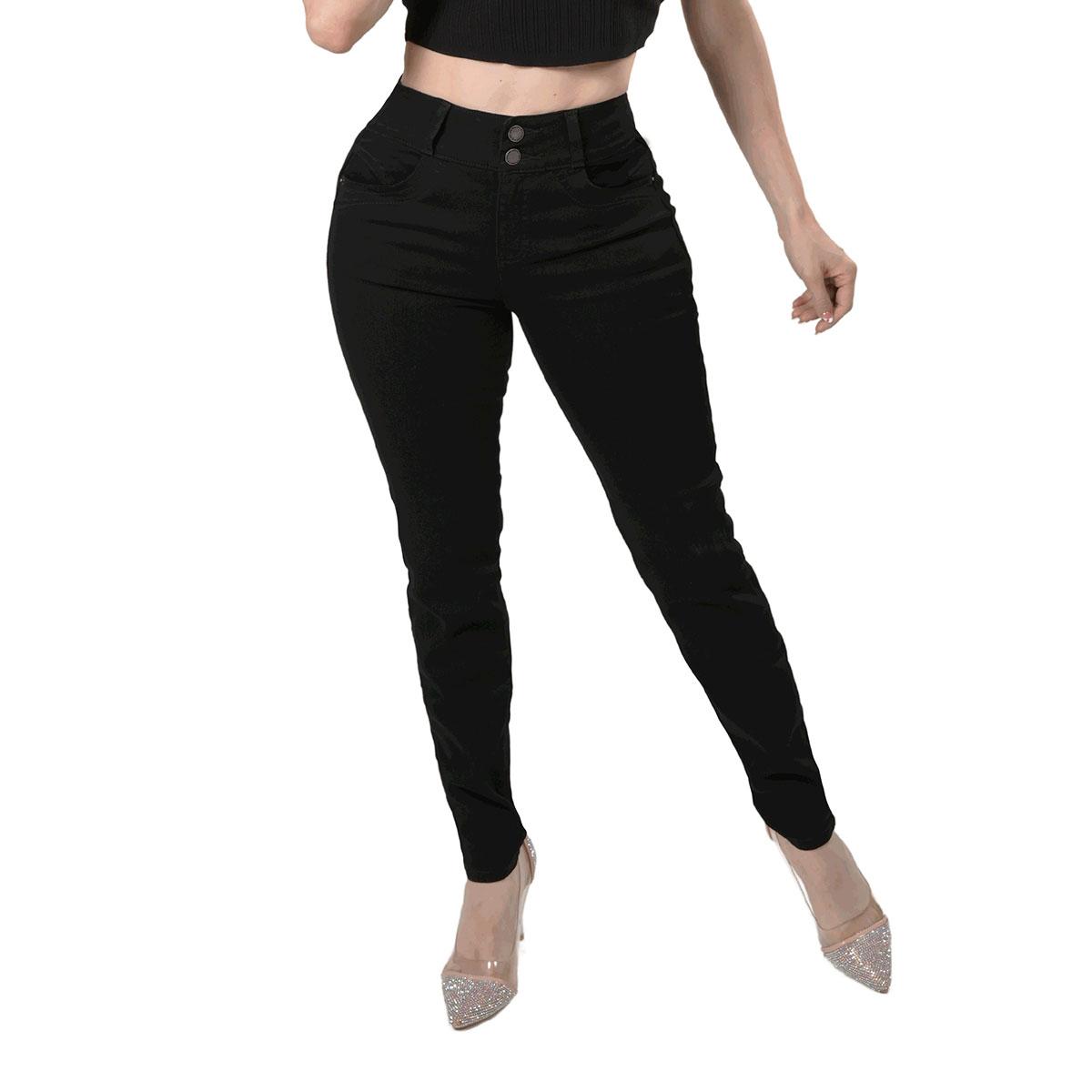 Pantalón Skinny Britos Jeans Mujer Negro 024881