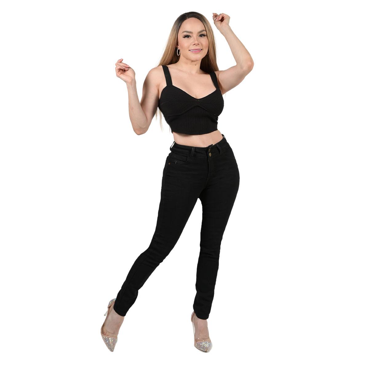 Foto 6 pulgar | Pantalón Skinny Britos Jeans Mujer Negro 024872